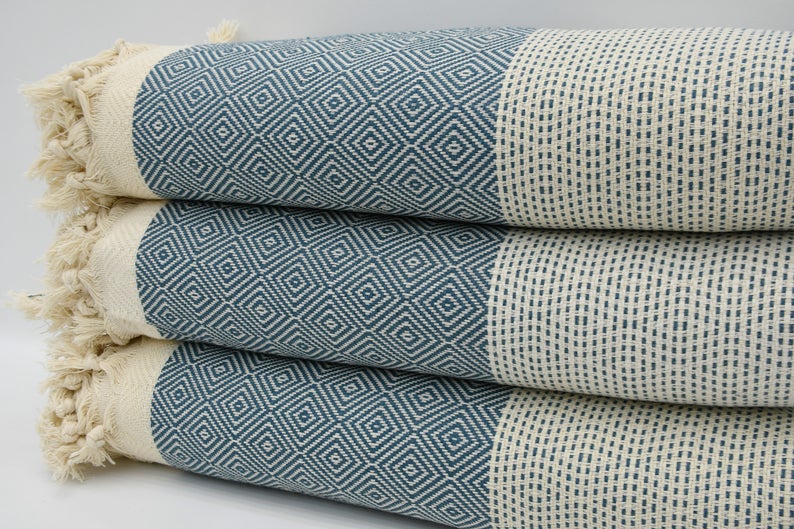 Teal Four Seasons Blanket