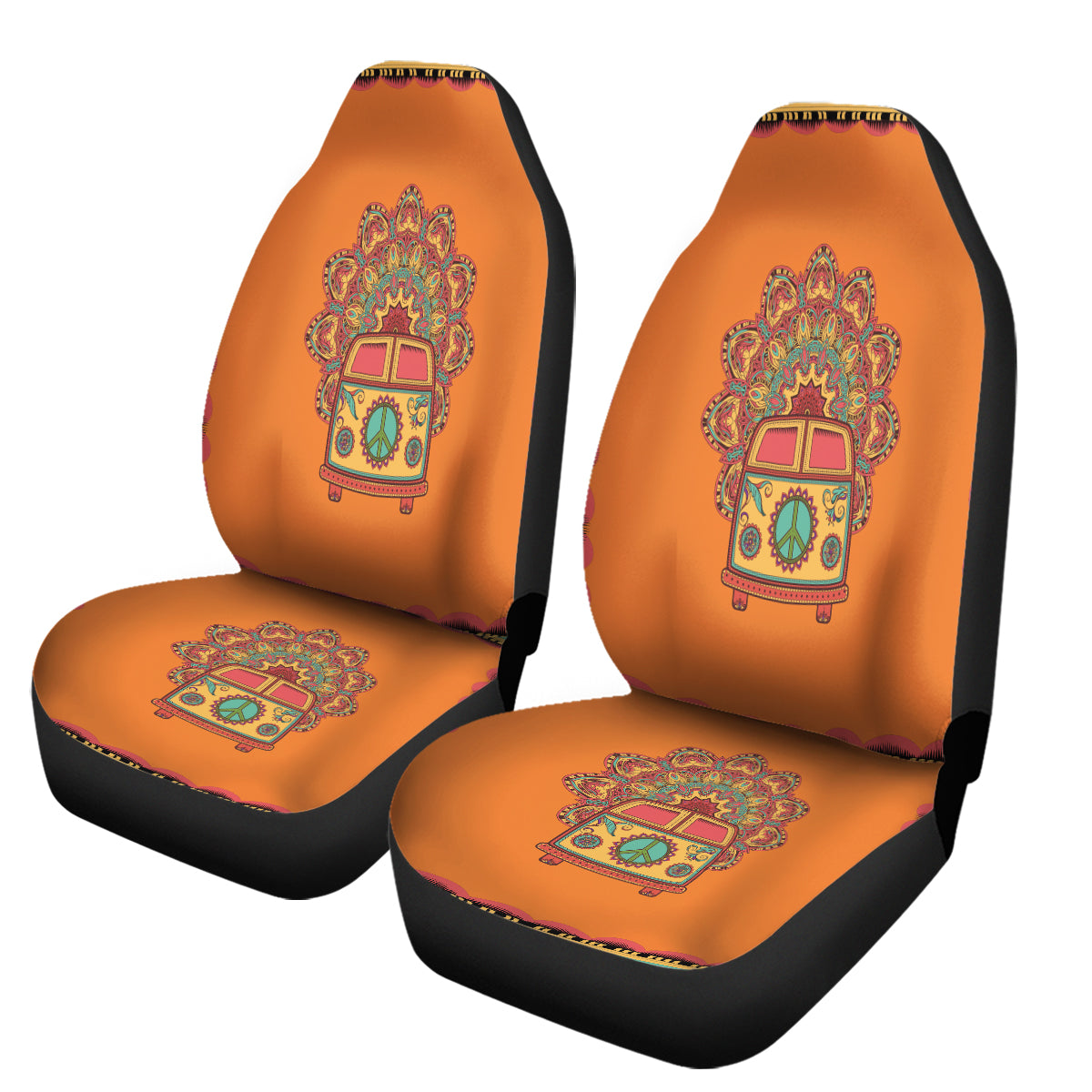 The Happy Bus Car Seat Cover