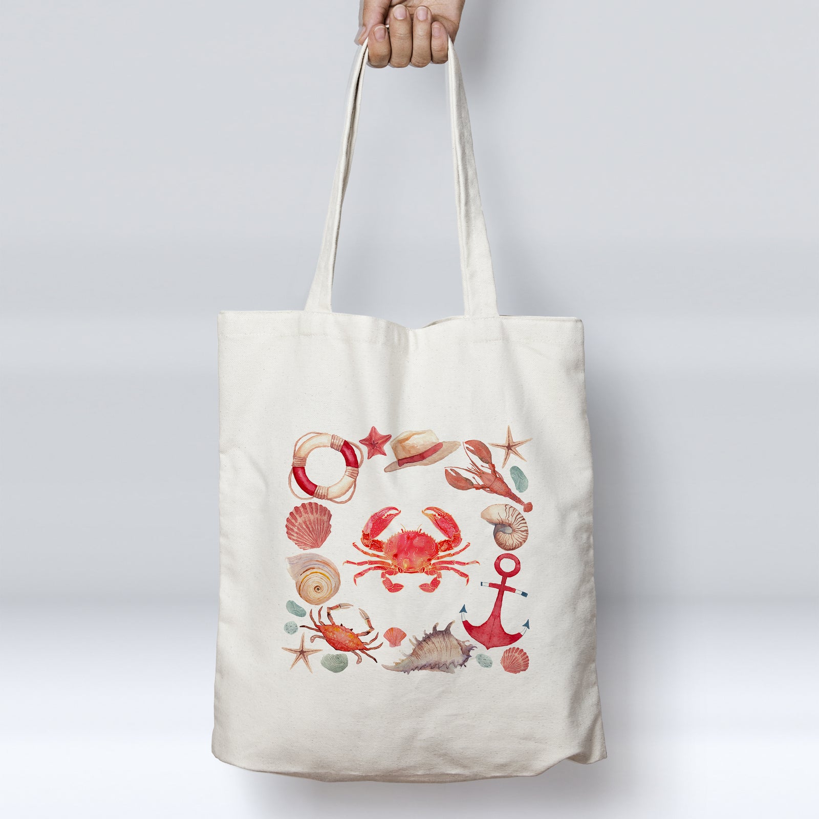 The Red Crab Beach Tote