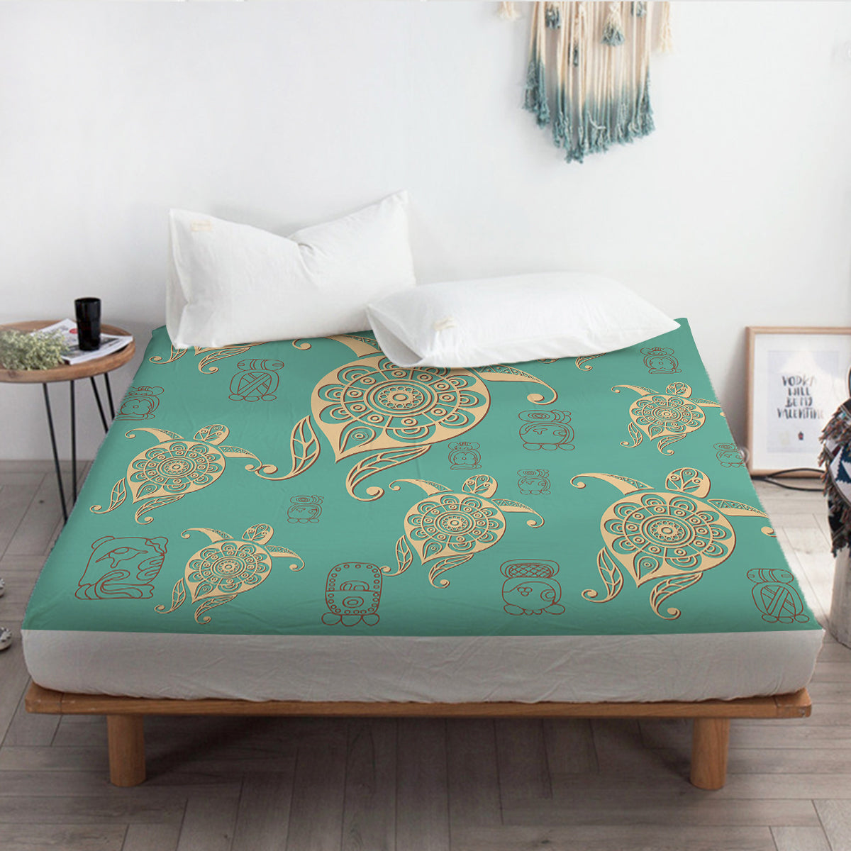 Turtles in Turquoise Sheet Set