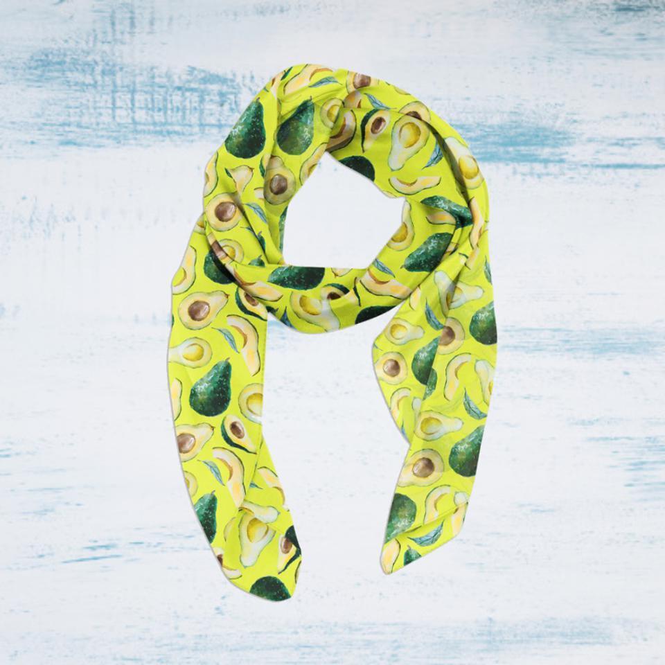 Avocado Passion Soft Silky Scarf