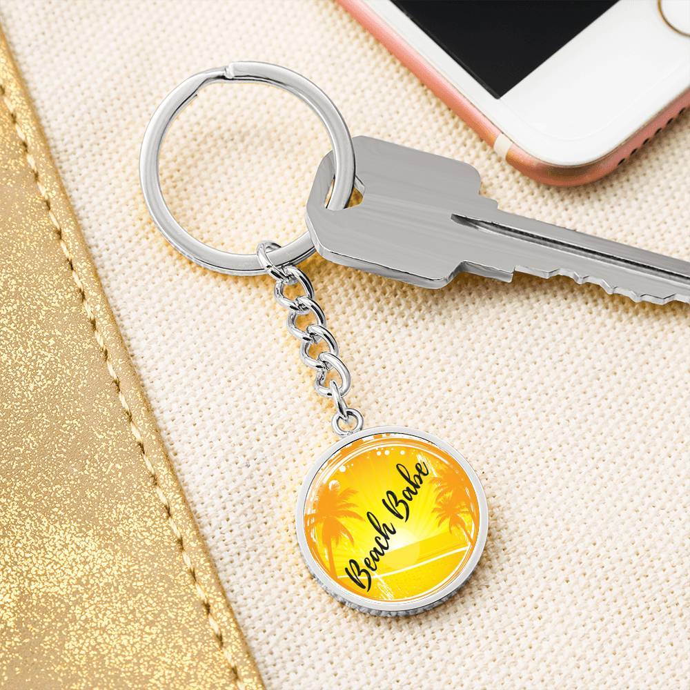Beach Babe Beachy Keychain