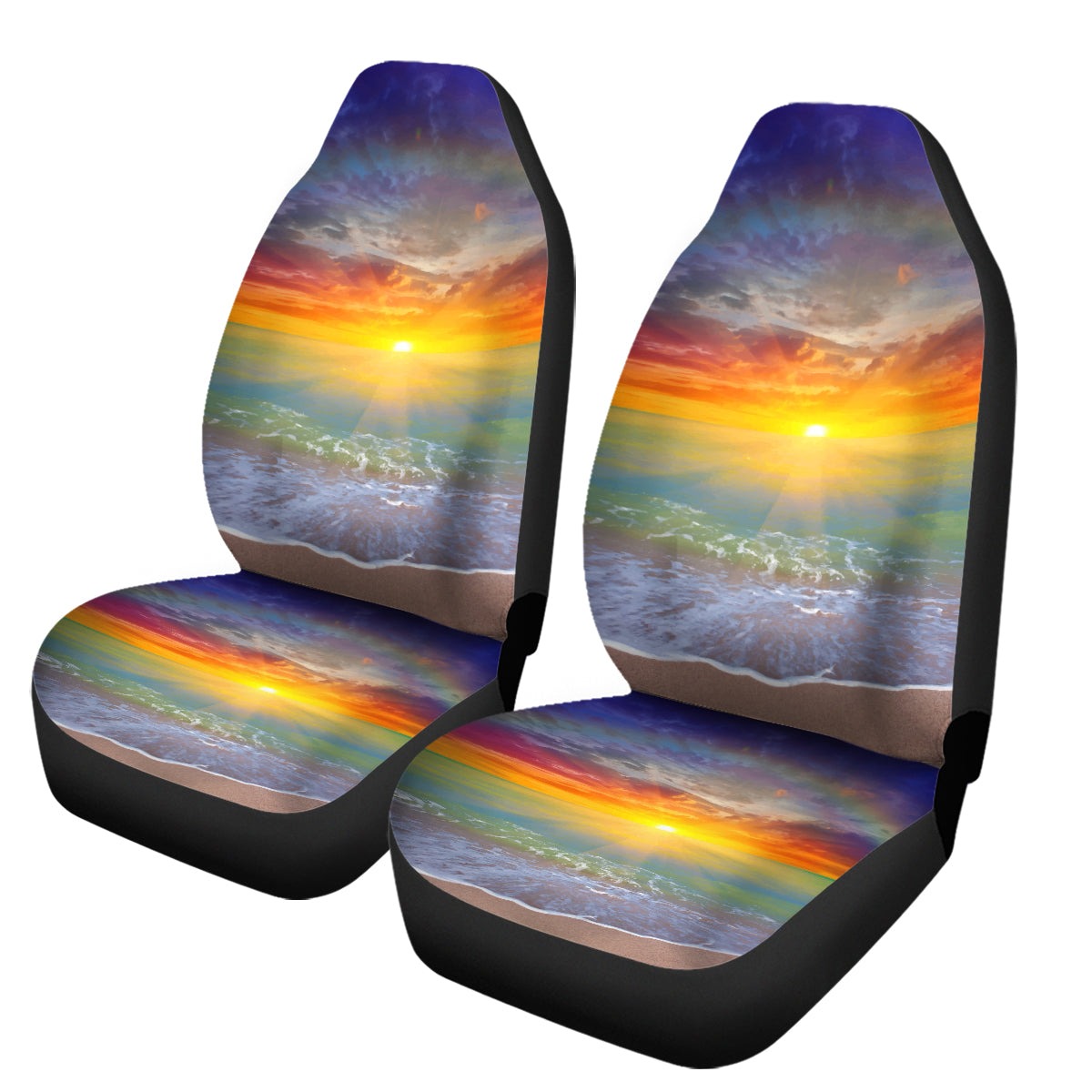 Sunset Beach Car Seat Cover