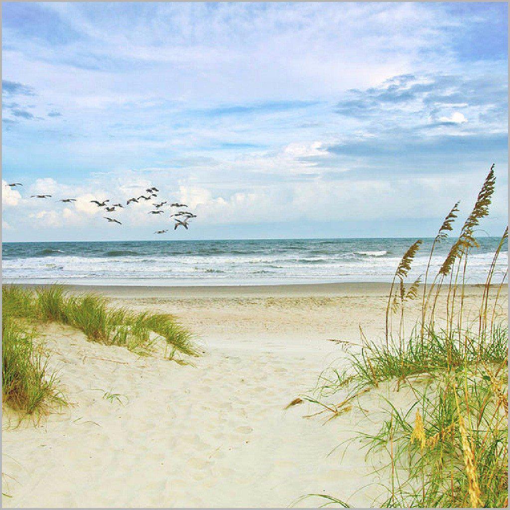 Beach Painting Canvas Poster