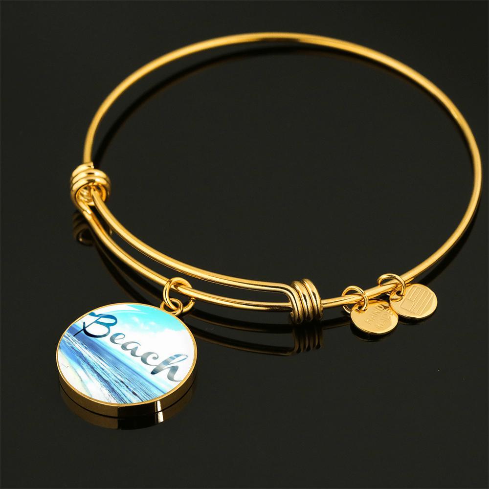 Beach Round Pendant Necklace