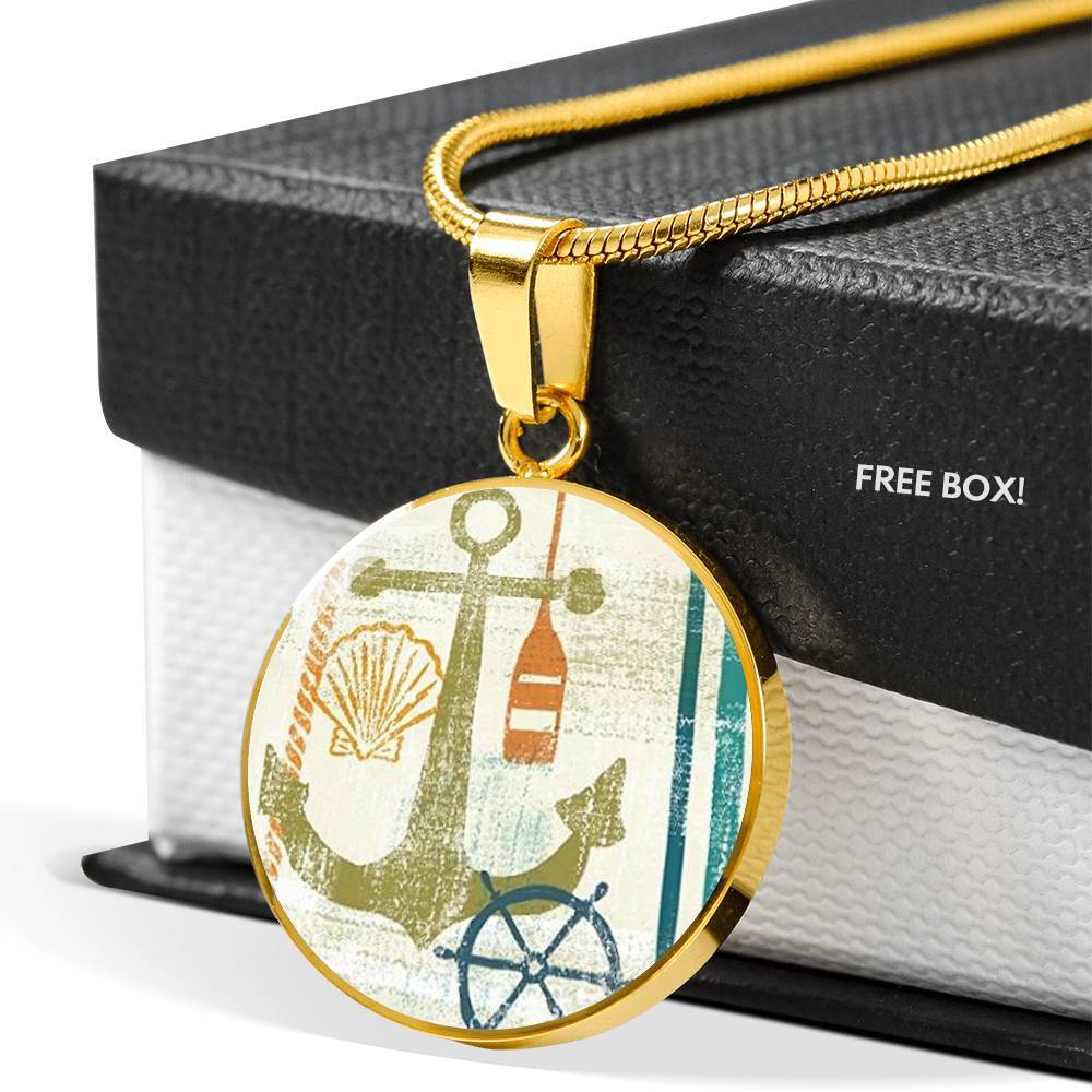 Beachy Anchor Necklace