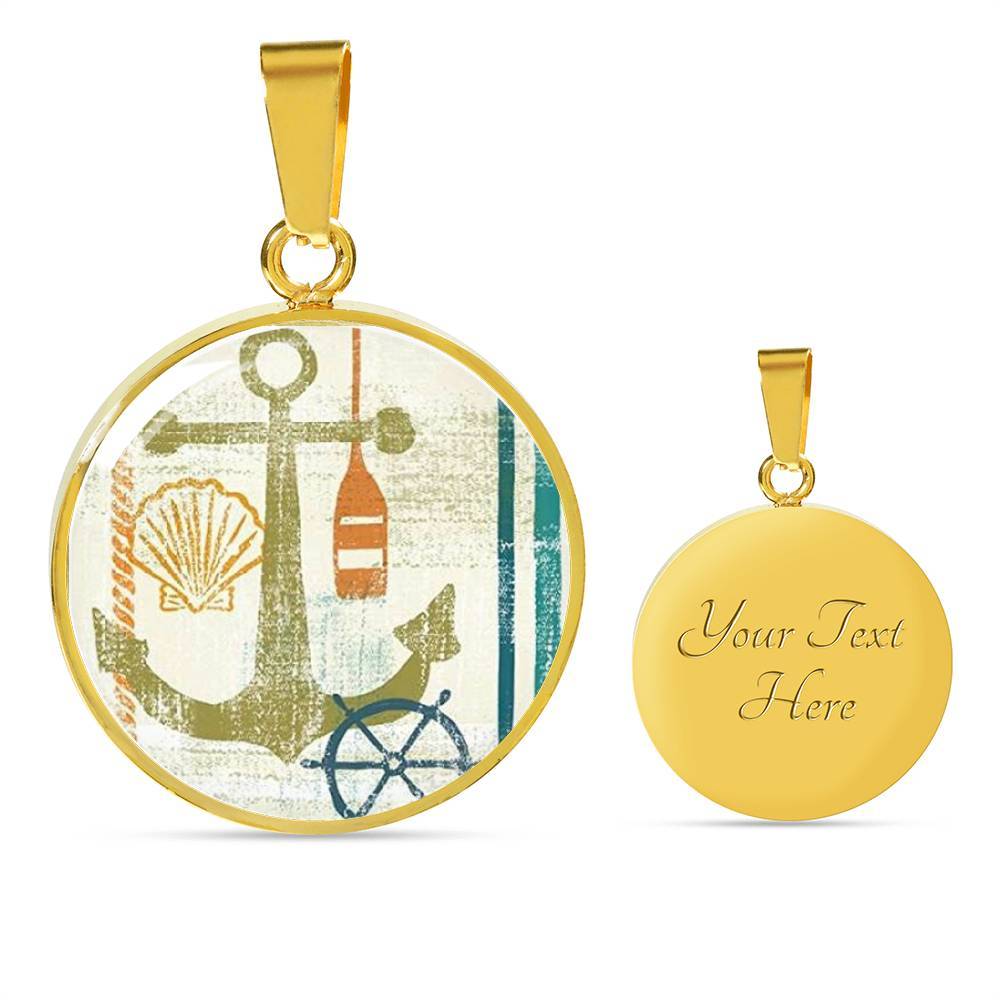 Beachy Anchor Necklace