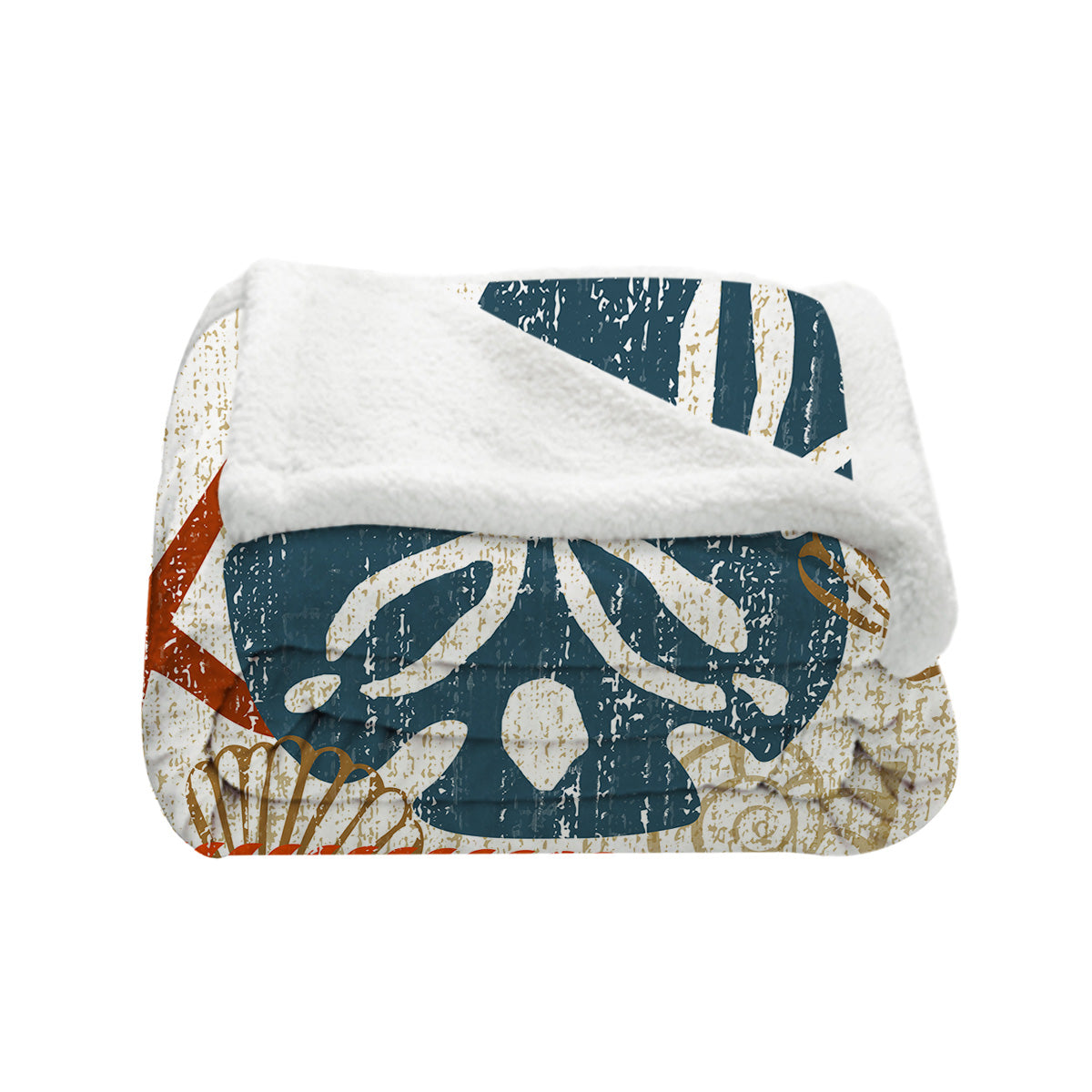 Beachy Sand Dollar Bedspread Blanket