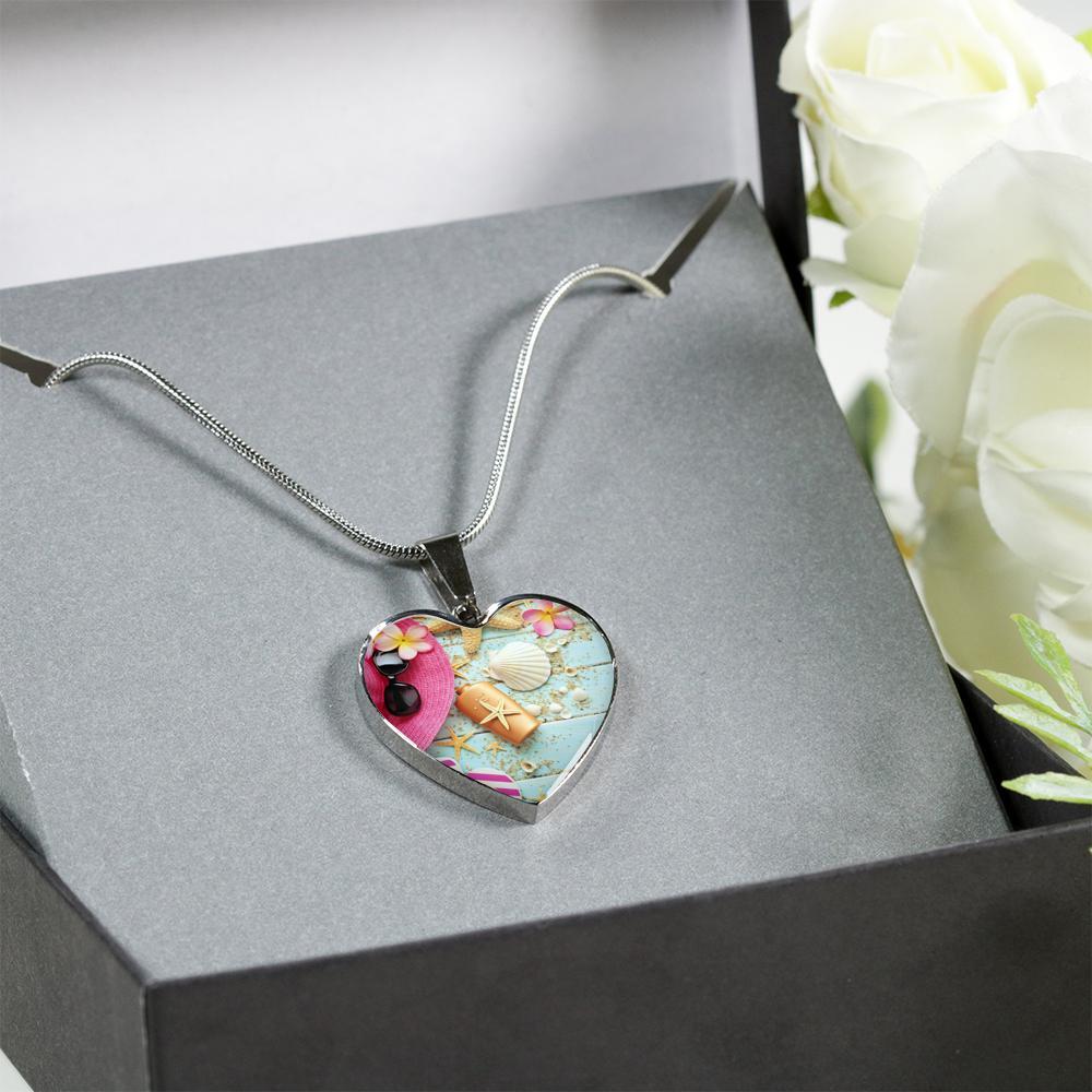 Beachy Set Heart Necklace