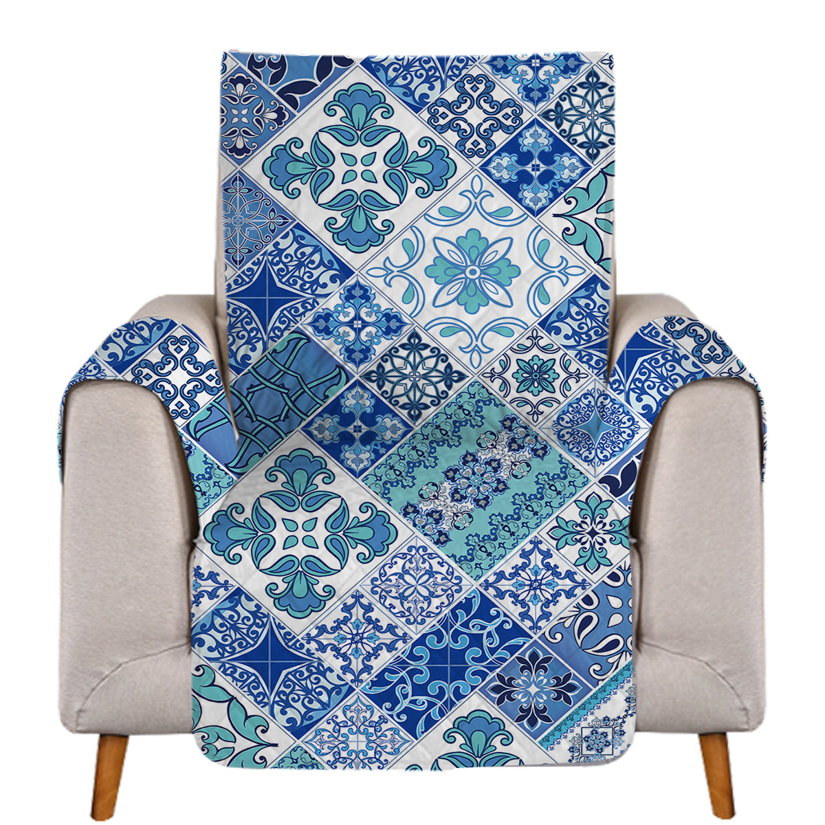 Coastal Mosaic Sofa Cover