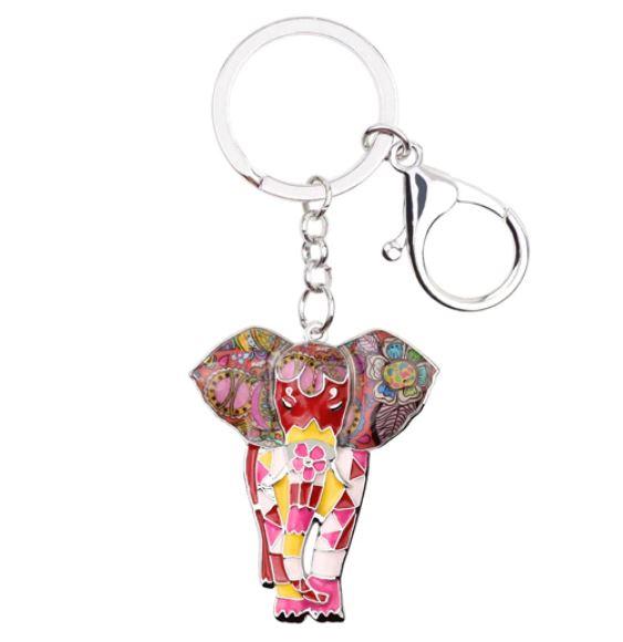 Boho Beach - Enamel Pendant Key Ring