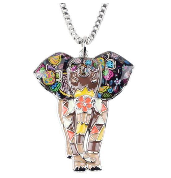 Boho Beach - Enamel Pendant Necklace