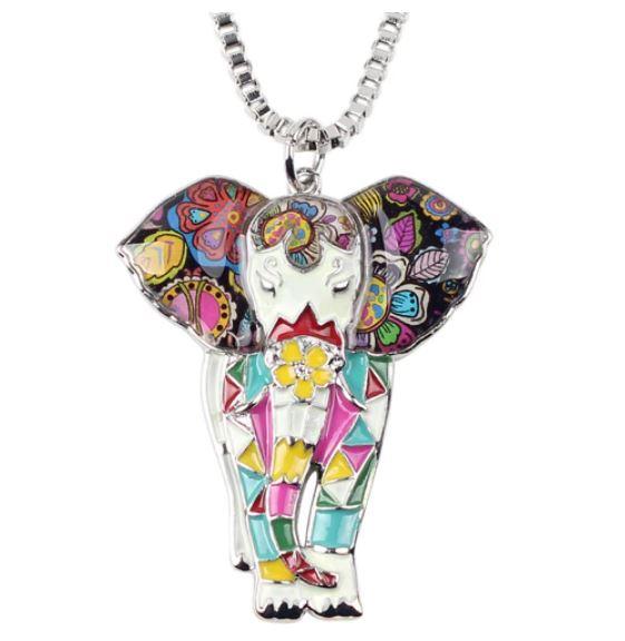 Boho Beach - Enamel Pendant Necklace