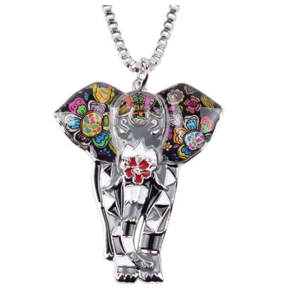 Boho Beach - Enamel Pendant Necklace