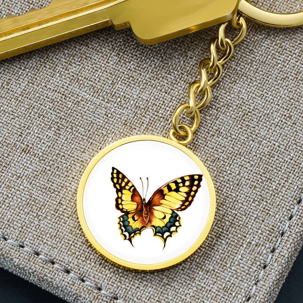 Butterfly Beachy Keychain