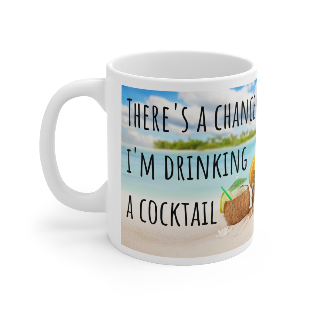Beachy Cocktail Ceramic Mug