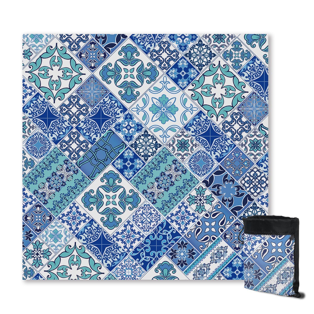Coastal Mosaic Sand Free Towel