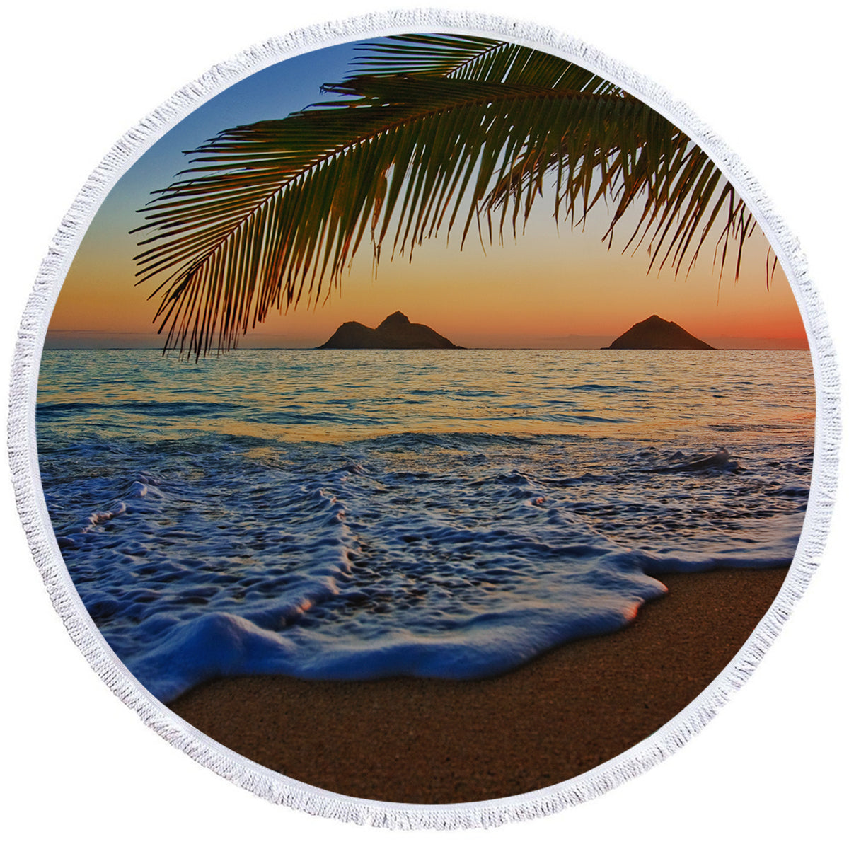 Tropical Sunset Towel + Backpack