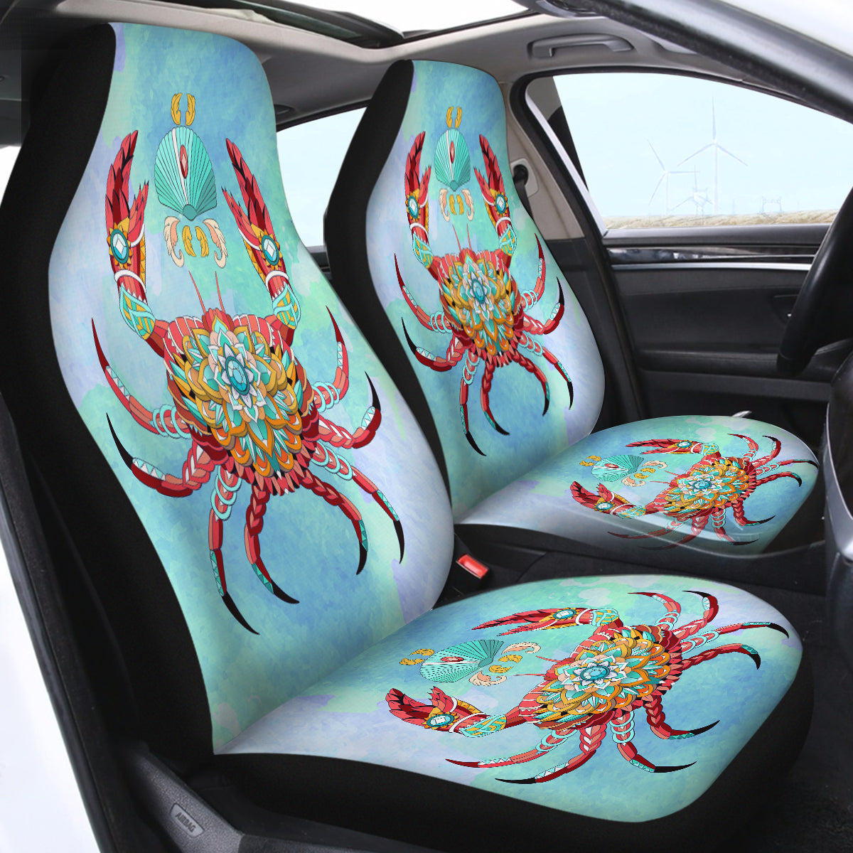 The Royal Crab Car Seat Cover