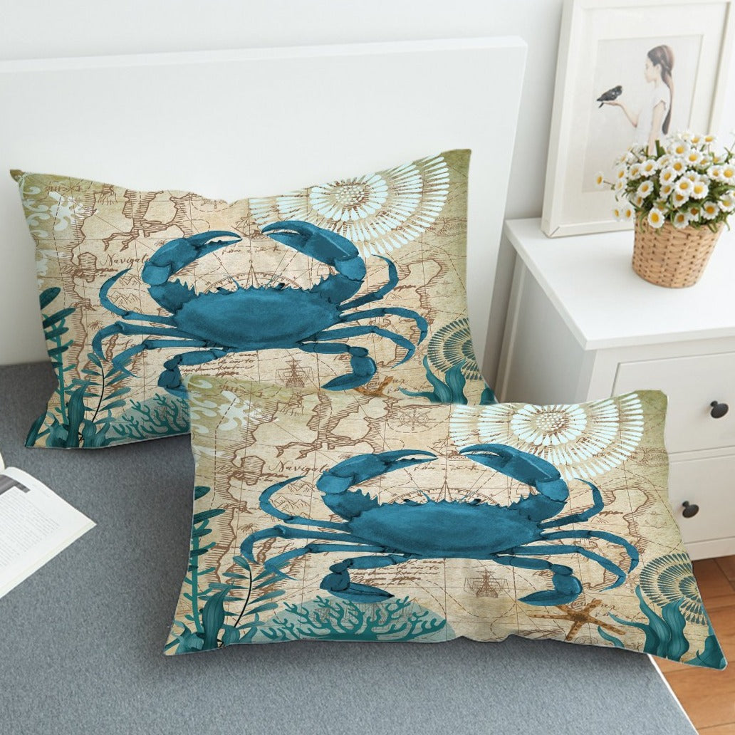 Crab Love Pillow Sham