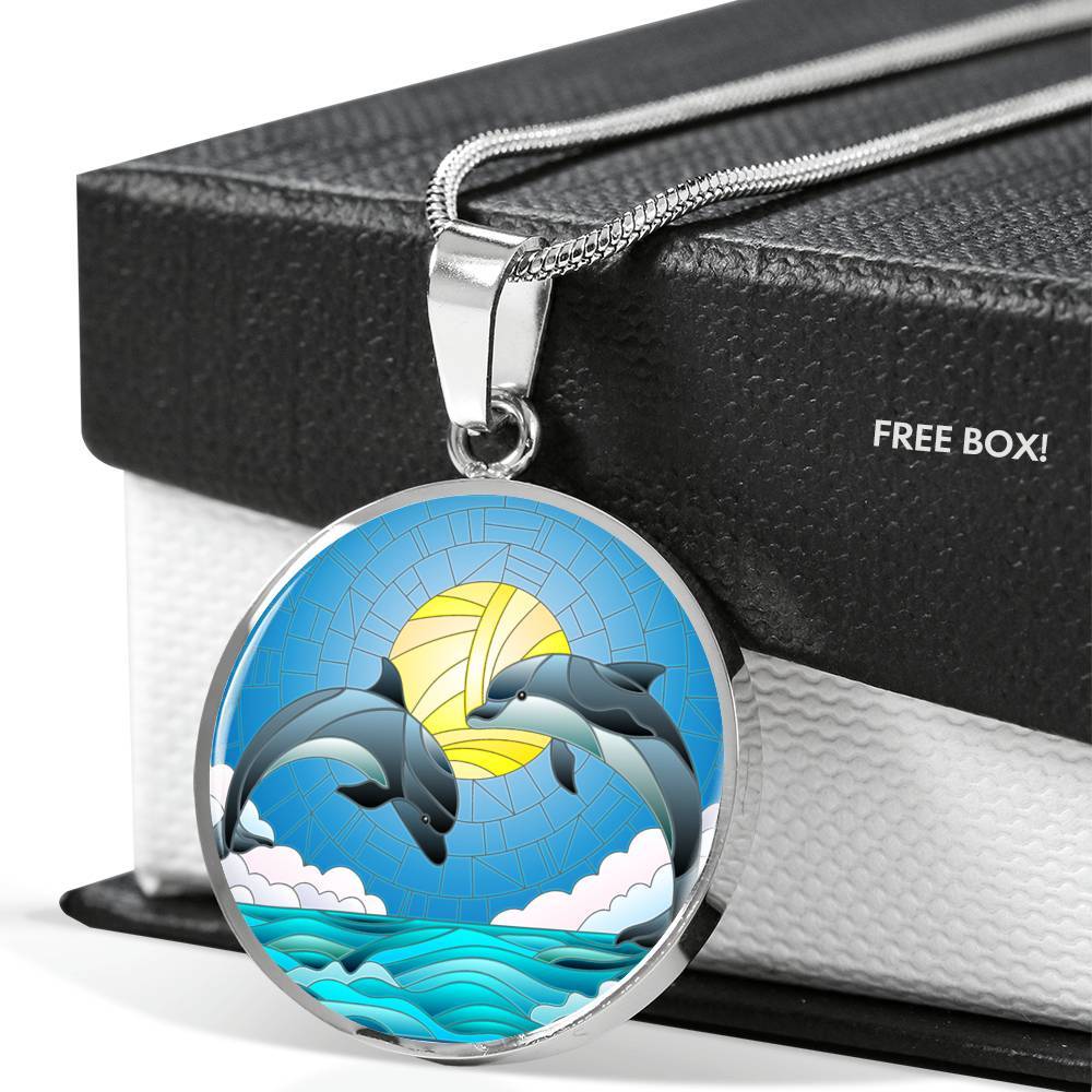 Dolphin Dancing Necklace