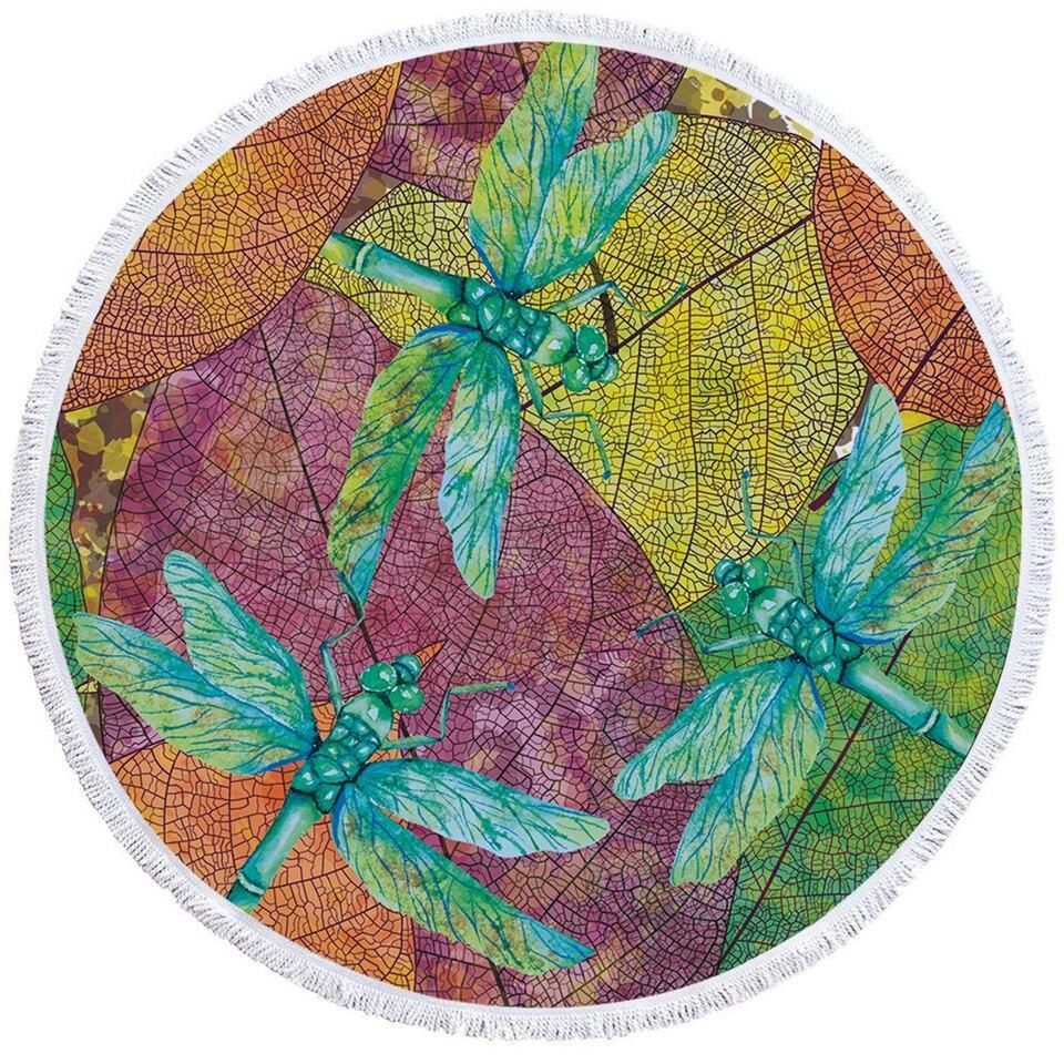Dragonflies Dancing Towel + Backpack