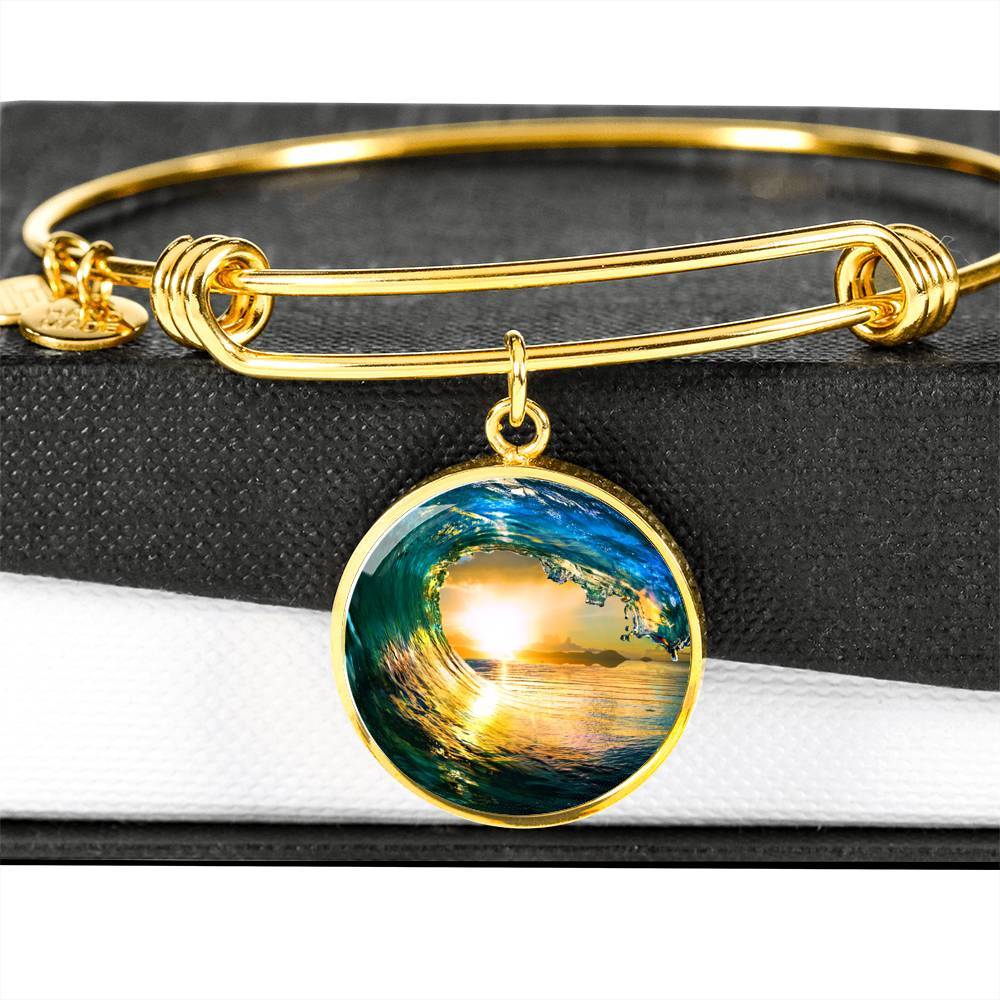 Eye of the Ocean Bangle Bracelet