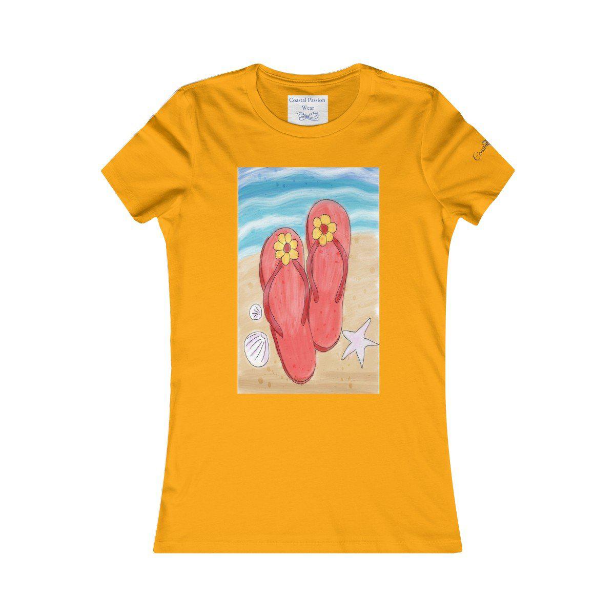 Flip Flops On the Beach T-Shirt