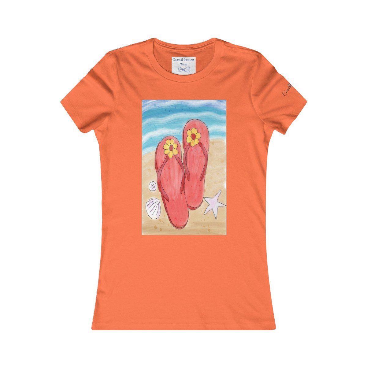 Flip Flops On the Beach T-Shirt