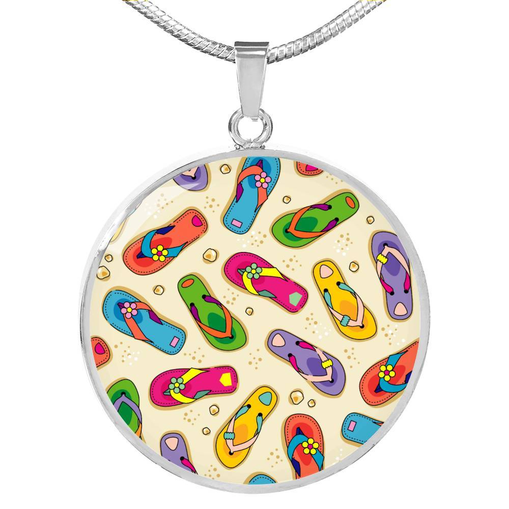 Flip Flops State of Mind Necklace
