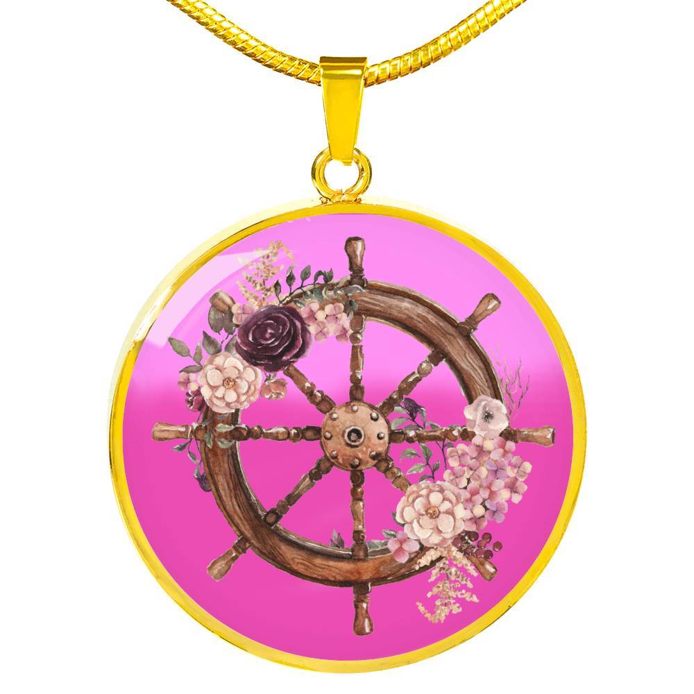 Flowery Helm Necklace