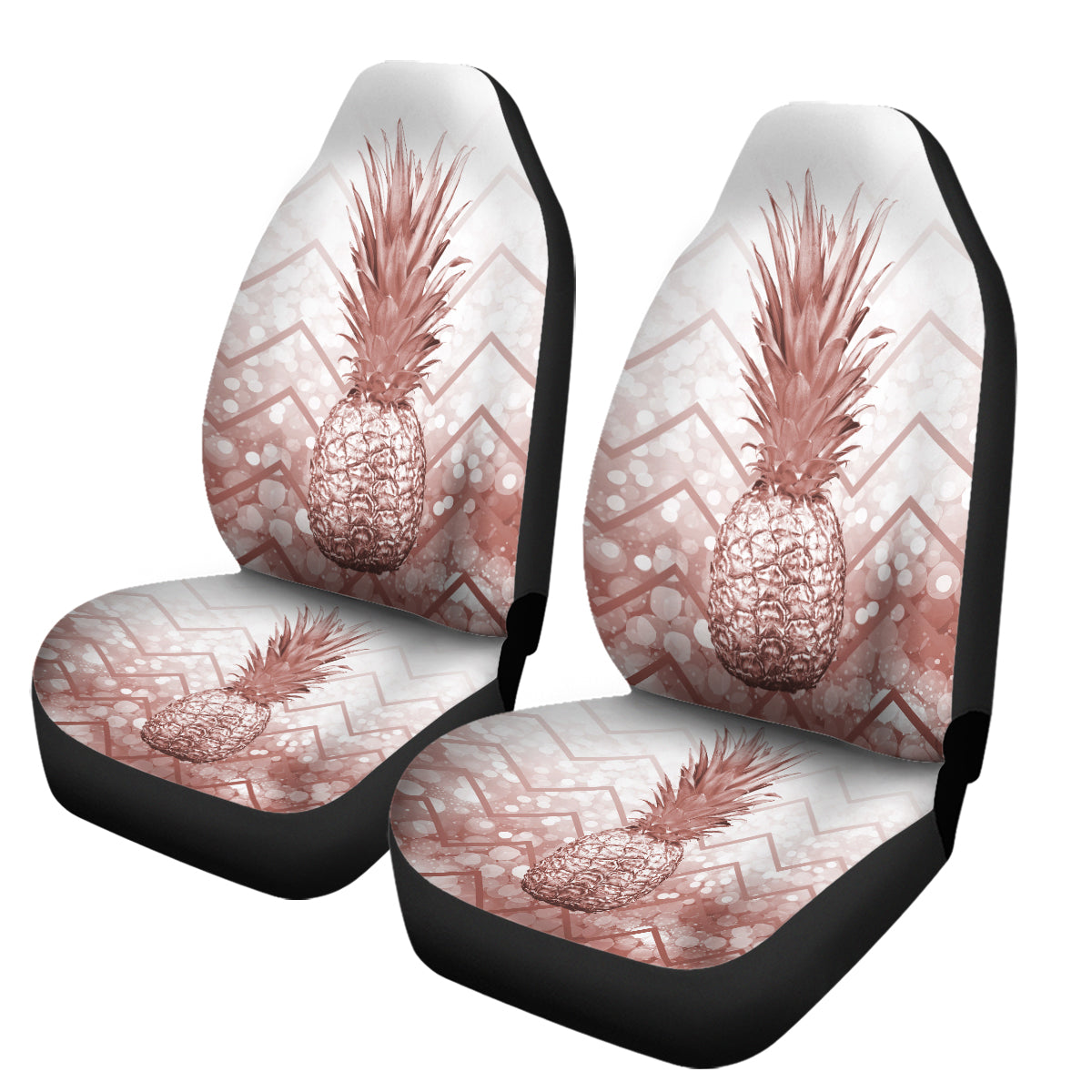 The Golden Pineapple Car Seat Cover
