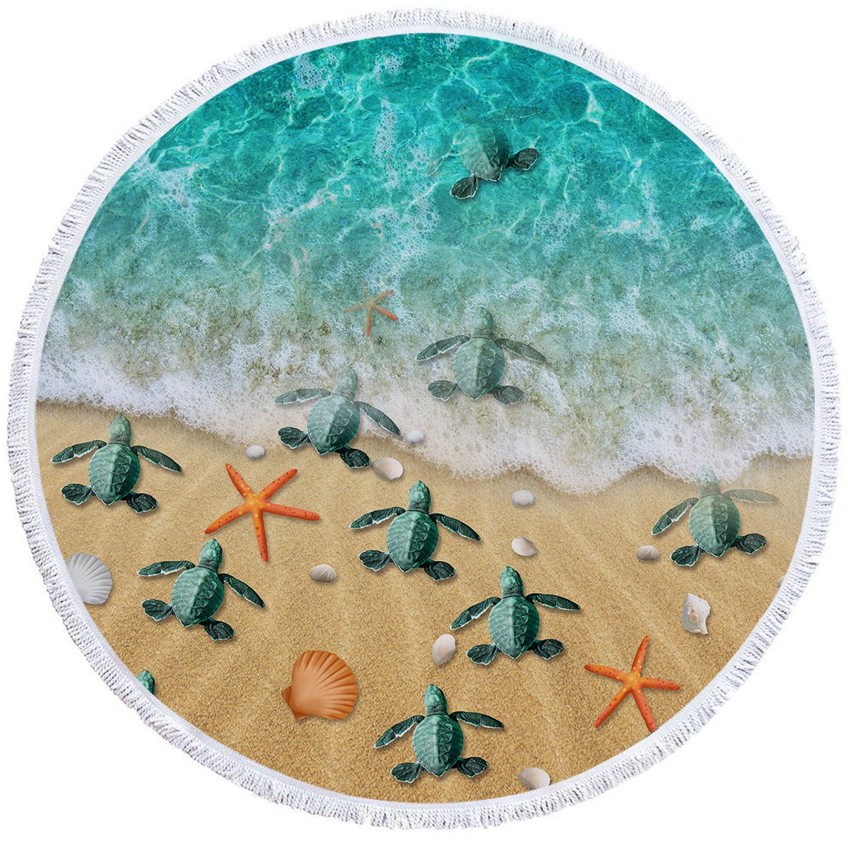 Happy Little Sea Turtles Towel + Backpack