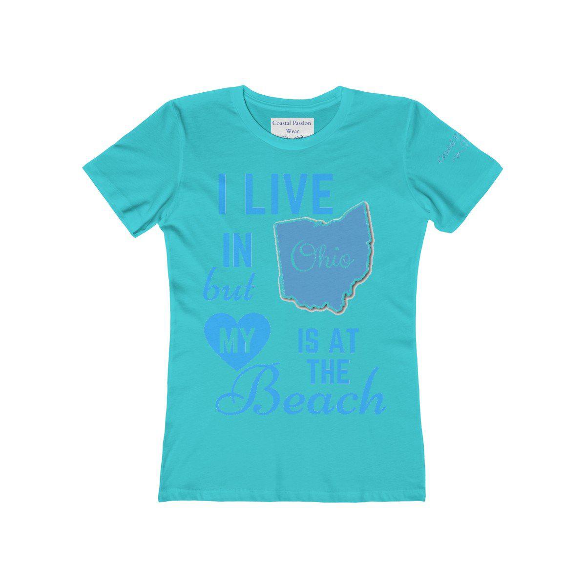 I Live In Ohio But My Heart Is at the Beach Shirt