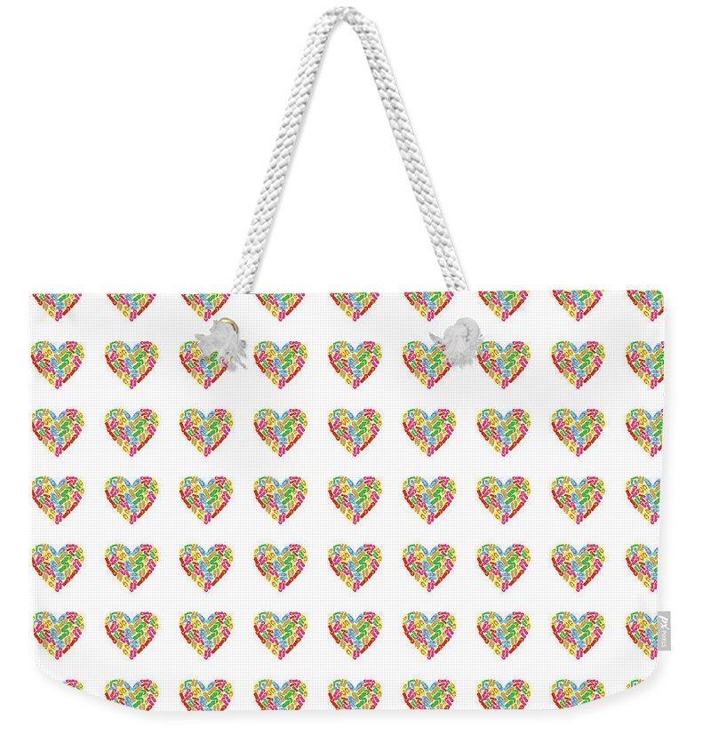 I Love Flip Flops Weekender Tote Bag