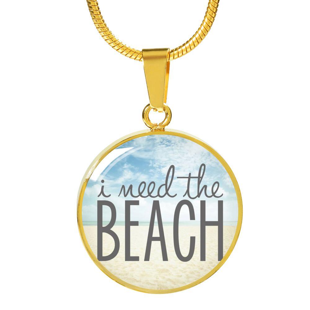 I Need The Beach Necklace