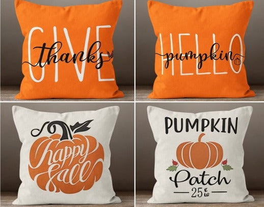 Fall Sweet Fall Set of 4 Pillow Covers