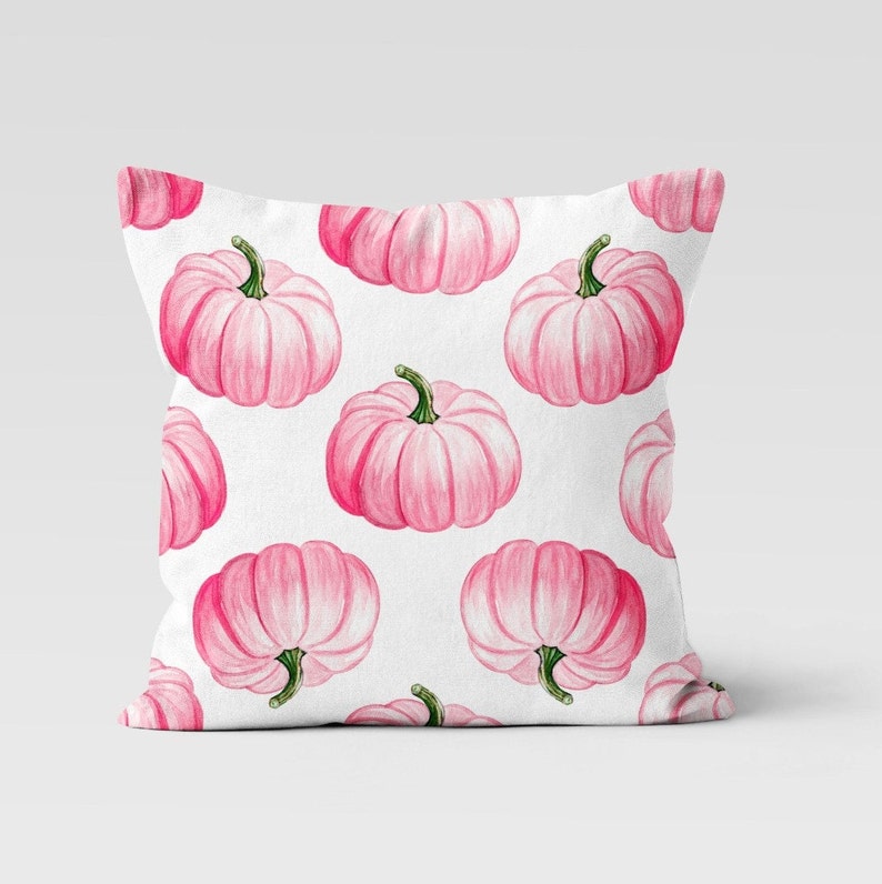 Pumpkin Pink Set of 4 Pillow Covers