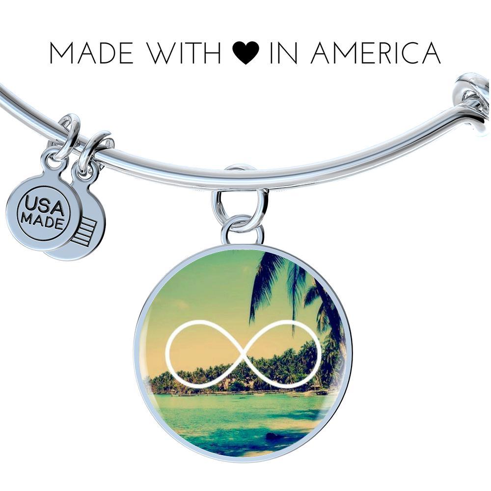 Infinity Bangle Bracelet