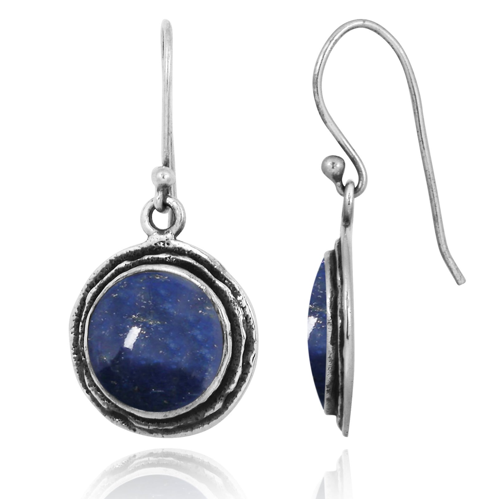 Lapis Sterling Silver Drop Earrings