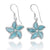 Larimar Starfish French Wire Earrings
