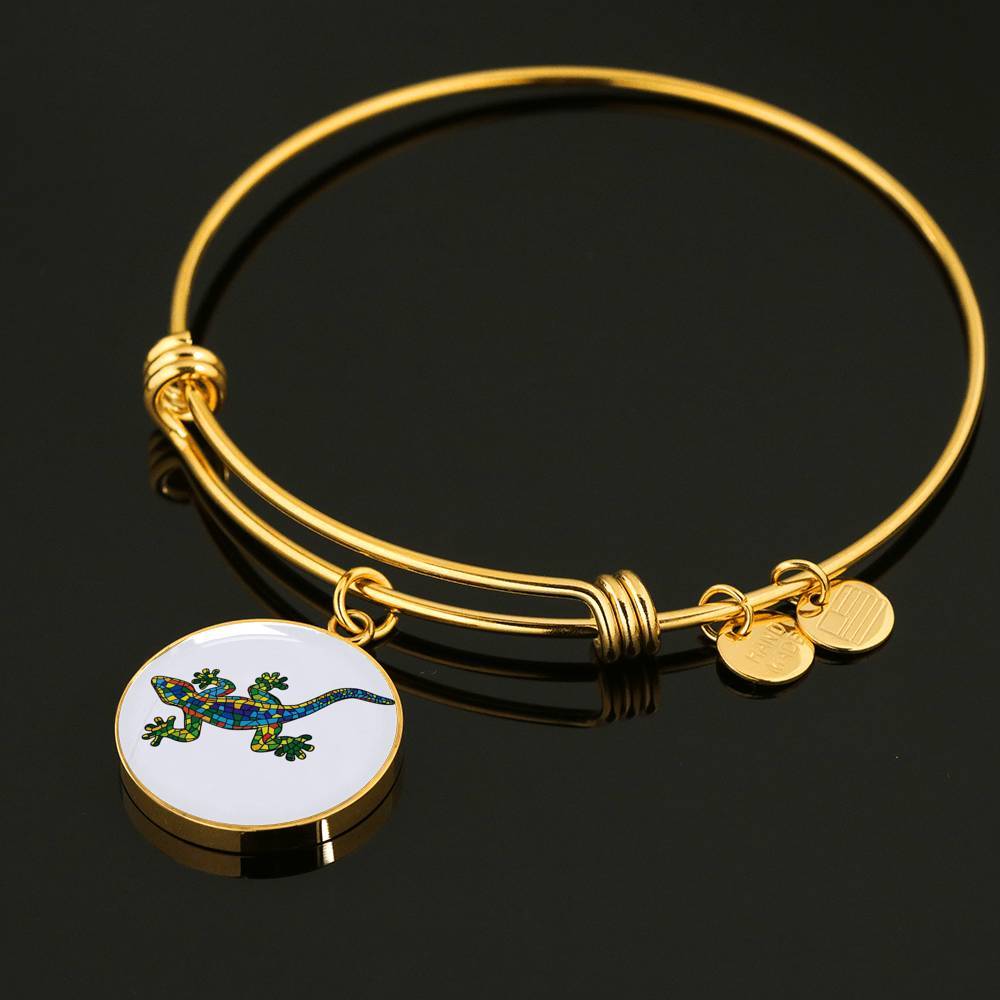 Lucky Gecko Bangle Bracelet