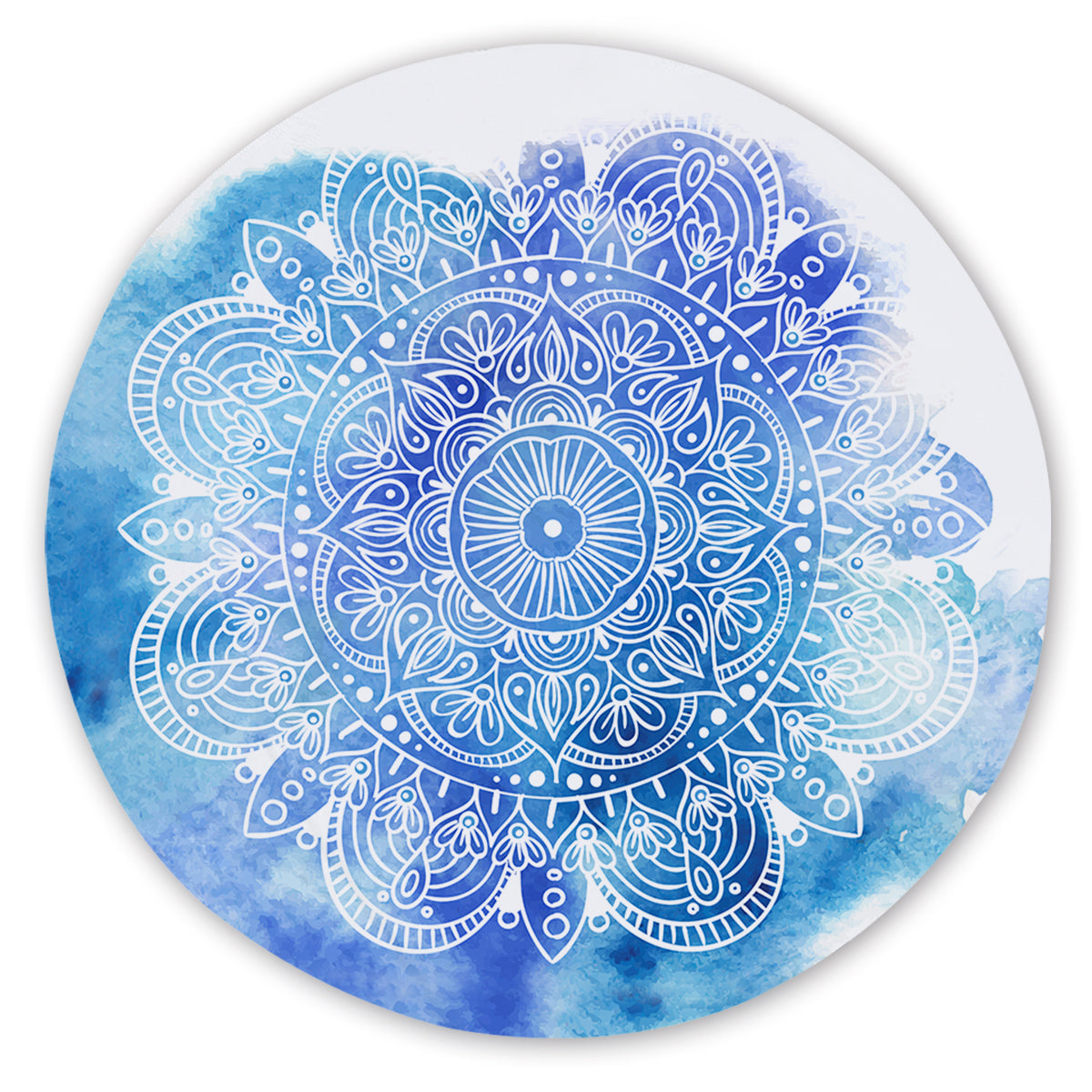 Mandala Hues Round Sand-Free Towel