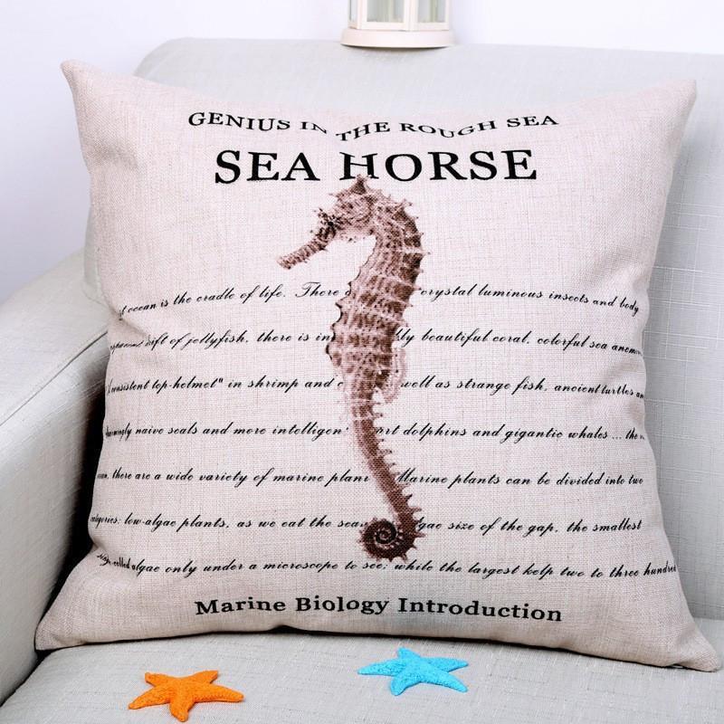 Marine Biology Collection Pillow Cover ❤ SALE!