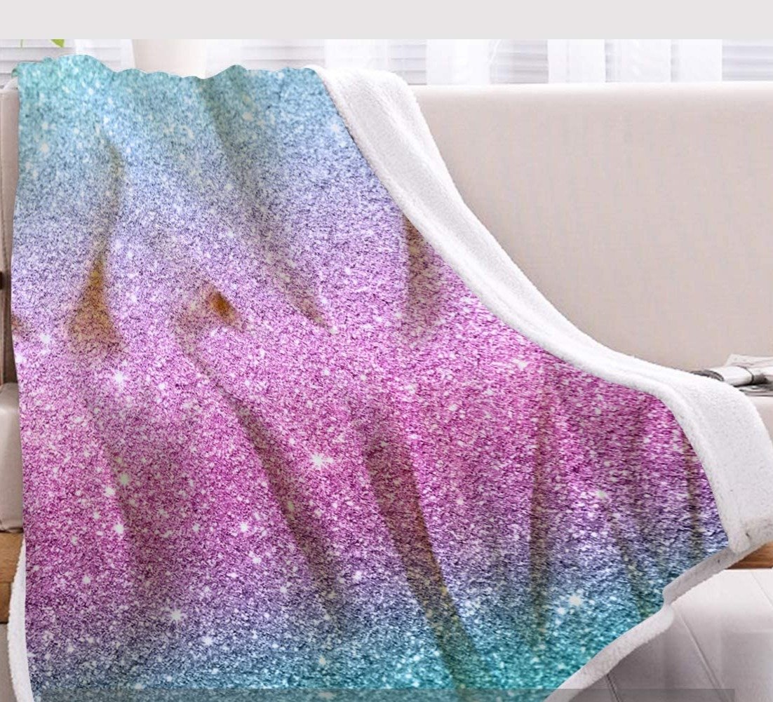 Mermaid Dreams Soft Sherpa Blanket