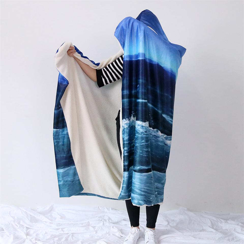 Moonlight Magic Cozy Hooded Blanket