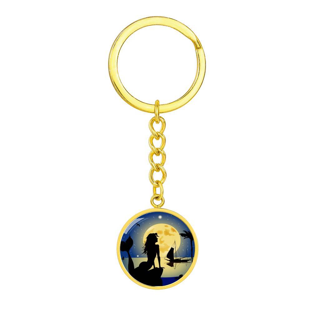 Moonlight Mermaid Beachy Keychain