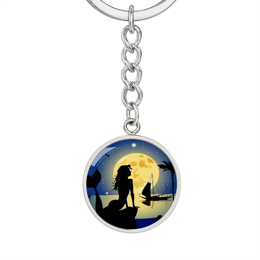 Moonlight Mermaid Beachy Keychain