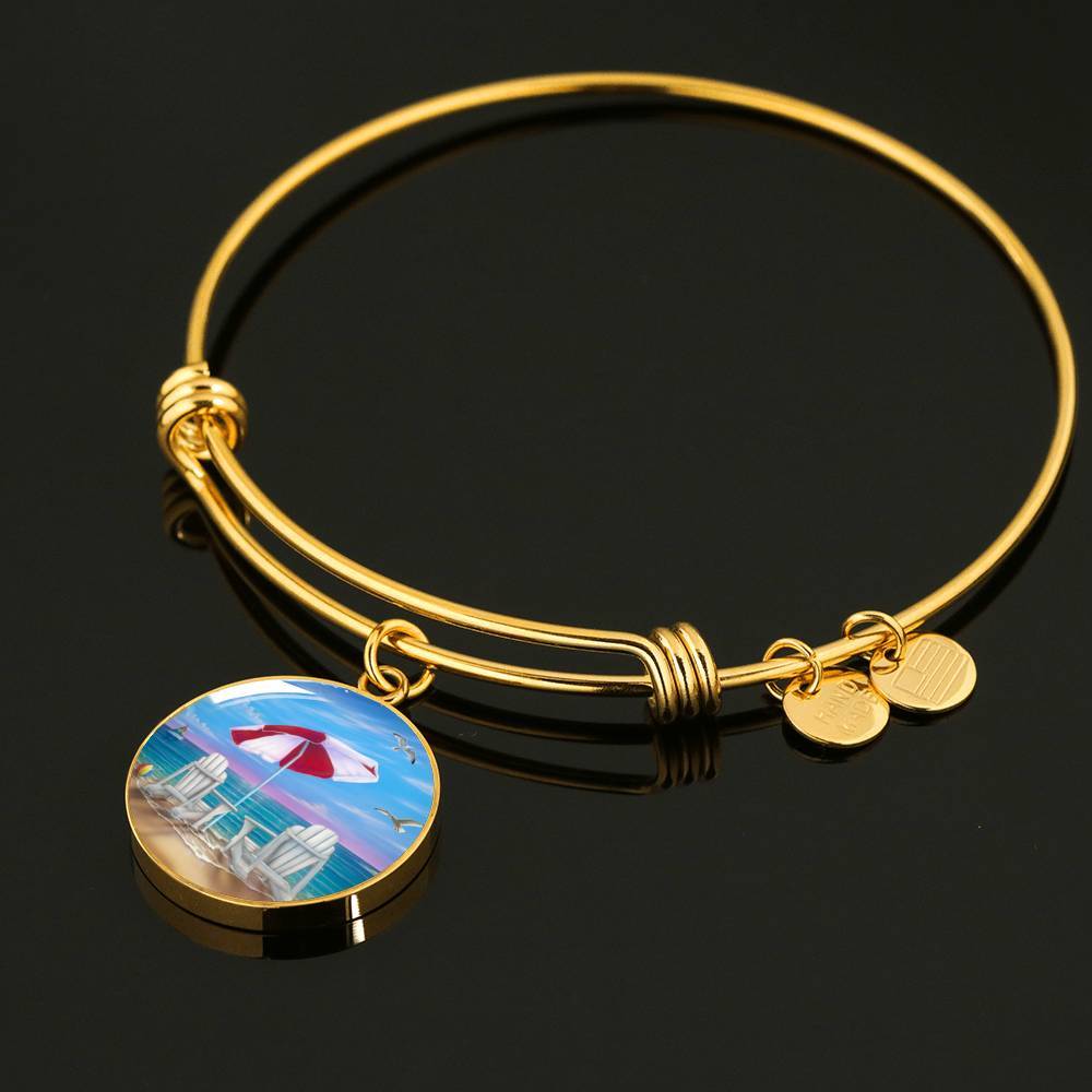 My Happy Place Bangle Bracelet