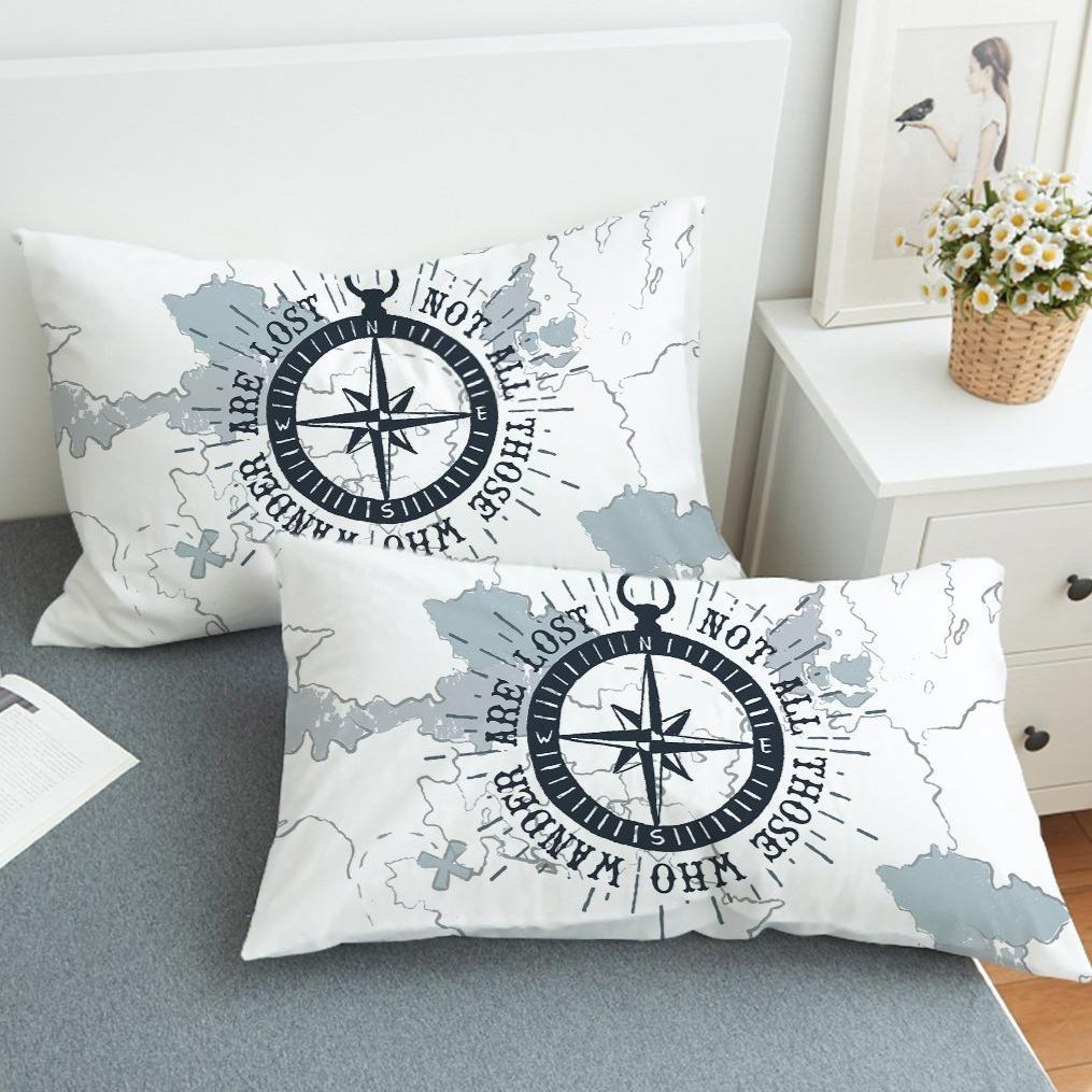 Ocean Wanderer Comforter with Shams and Pillow Cover